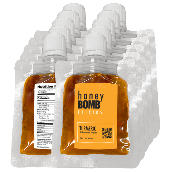 Honey Bomb Elixir (Turmeric) - Inflammation Support